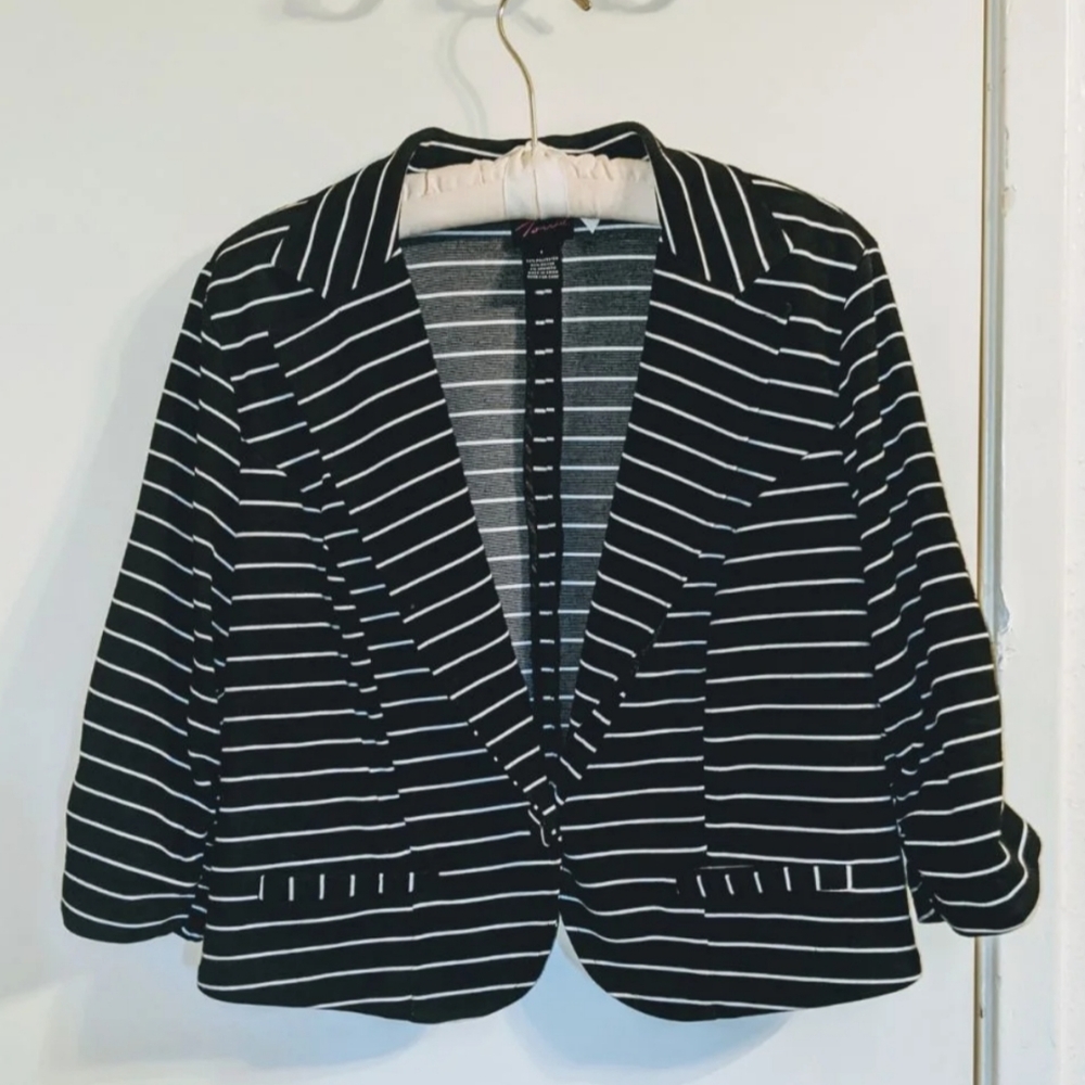 Vintage Torrid Striped Jacket Knit